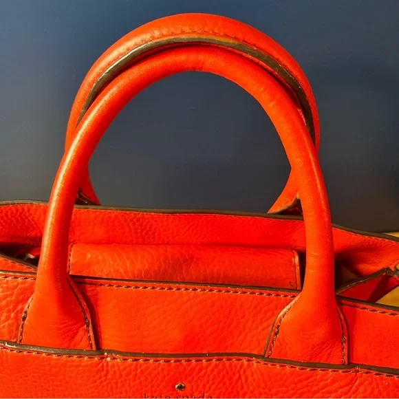 Kate Spade New York Claremont Drive Marcella Leather Tote Red ❤️‍🔥❤️‍🔥 - Picture 3 of 13